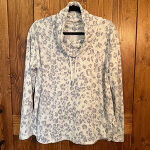 Calvin Klein Cowl‑Neck Lightweight Sweatshirt Size Medium